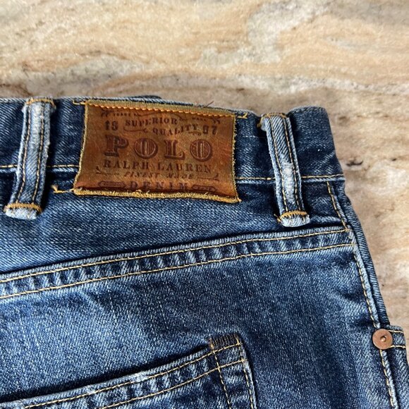 Polo Ralph Lauren Mens Classic Fit Straight Leg Blue Denim Jeans Size 46x32 - Picture 4 of 13